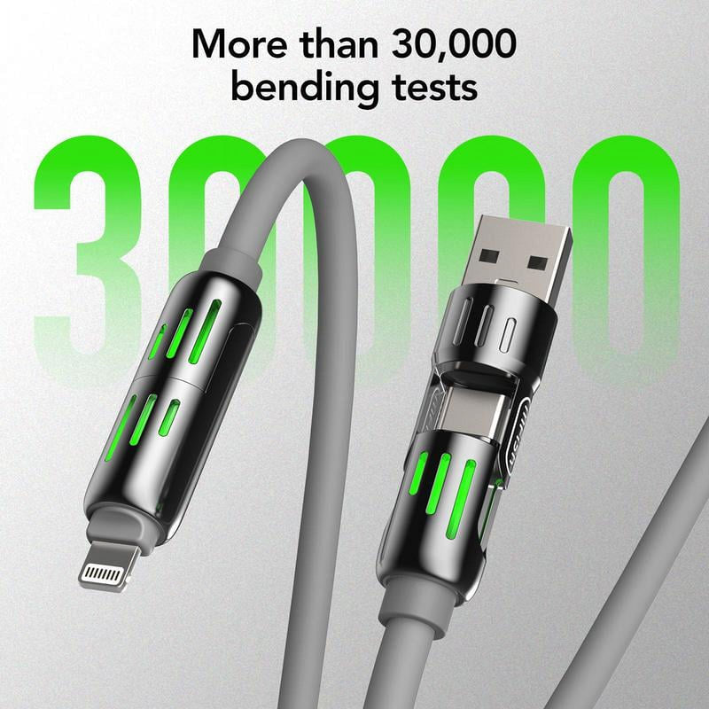 4-in-1 Multi USB Charging Cable – Fast Charging Cable for Multiple Devices