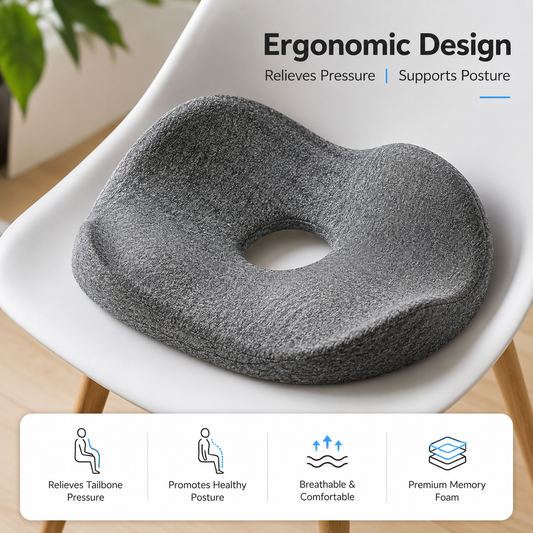 Pressure Relief Donut Cushion for Office & Car