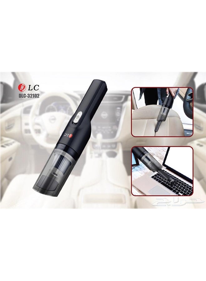 DLC Portable Cordless Car Vacuum Cleaner | USB Rechargeable High Suction Handheld Vacuum