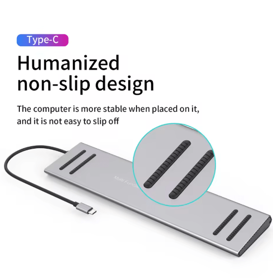 14-in-1 USB-C Docking Station | 4K HDMI Multiport USB-C Hub with Ethernet, VGA & PD Charging