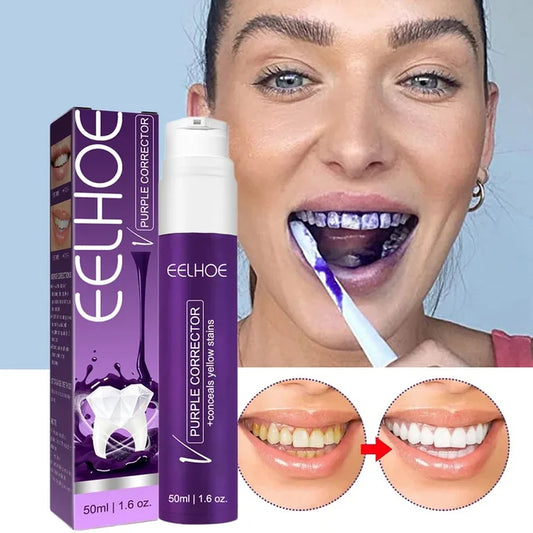 Purple Whitening Toothpaste | Color Correcting Teeth Brightener