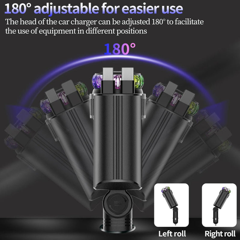 5-in-1 Starlight Car Charger with Perfume Diffuser