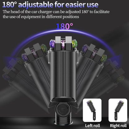 5-in-1 Starlight Car Charger with Perfume Diffuser