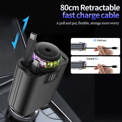 5-in-1 Starlight Car Charger with Perfume Diffuser