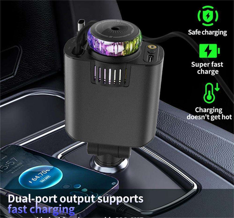 5-in-1 Starlight Car Charger with Perfume Diffuser