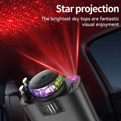 5-in-1 Starlight Car Charger with Perfume Diffuser