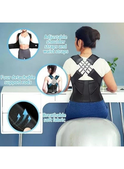 Sports Safety Posture Corrector & Back Support Shaper