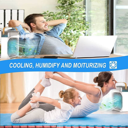 Mini Portable Cooling Fan With Ice
