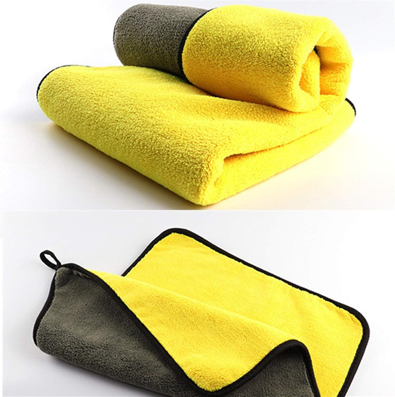 Premium Double-Sided Microfiber Car Detailing Towel