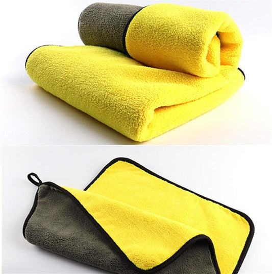 Premium Double-Sided Microfiber Car Detailing Towel
