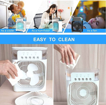 Mini Portable Cooling Fan With Ice