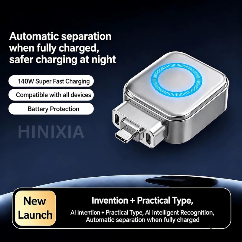 Auto Eject Type-C Charging Protector | Smart Auto Disconnect Fast Charging Adapter