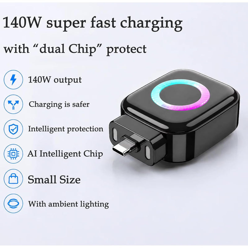 Auto Eject Type-C Charging Protector | Smart Auto Disconnect Fast Charging Adapter
