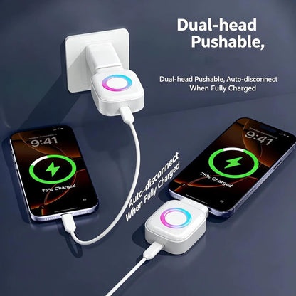 Auto Eject Type-C Charging Protector | Smart Auto Disconnect Fast Charging Adapter