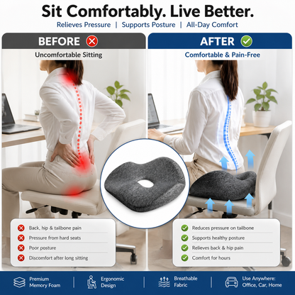 Pressure Relief Donut Cushion for Office & Car