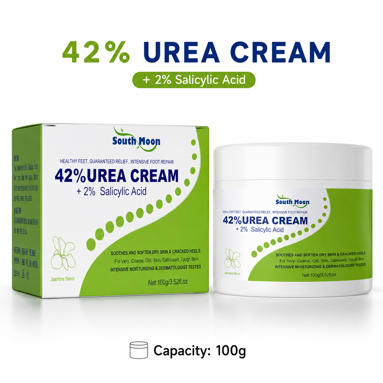 42% Urea Cream for Dry, Rough & Cracked Skin (100g)