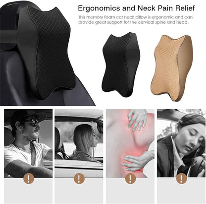 Car Seat Headrest | Breathable Headrest Cushion for Comfortable Driving