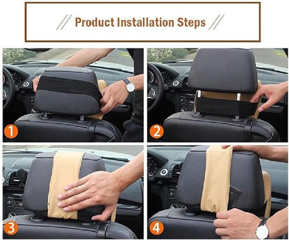 Car Seat Headrest | Breathable Headrest Cushion for Comfortable Driving