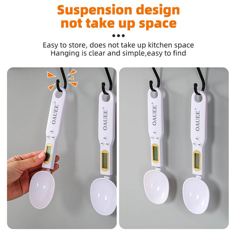 Digital Spoon Scale | LCD Measuring Spoon for Kitchen & Baking