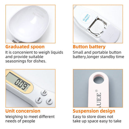 Digital Spoon Scale | LCD Measuring Spoon for Kitchen & Baking