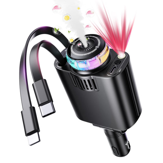 5-in-1 Starlight Car Charger with Perfume Diffuser
