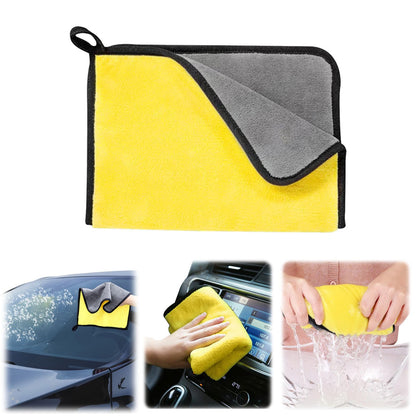 Premium Double-Sided Microfiber Car Detailing Towel
