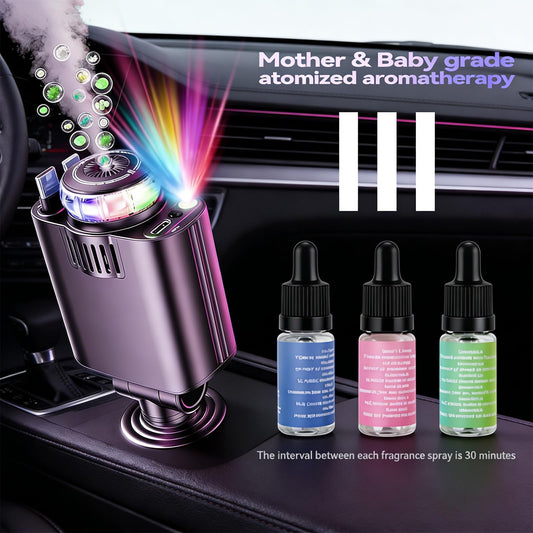 5-in-1 Starlight Car Charger with Perfume Diffuser