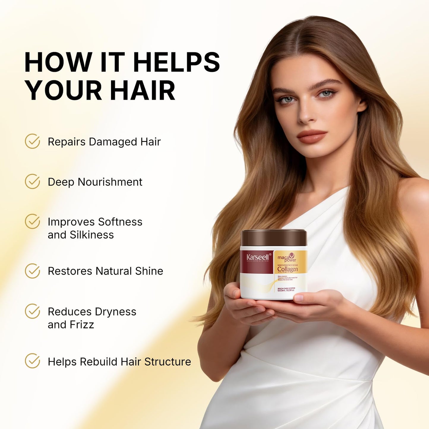 Hair Repair Collagen Treatment – Deep Nourishing Hair Care (500ml)