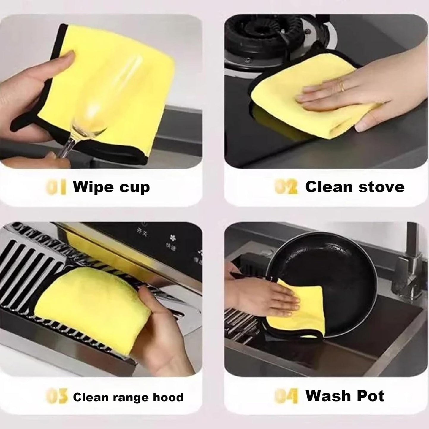 Premium Double-Sided Microfiber Car Detailing Towel