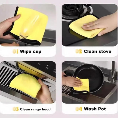 Premium Double-Sided Microfiber Car Detailing Towel