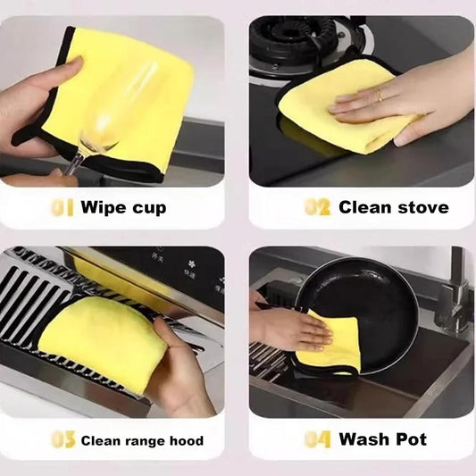 Premium Double-Sided Microfiber Car Detailing Towel