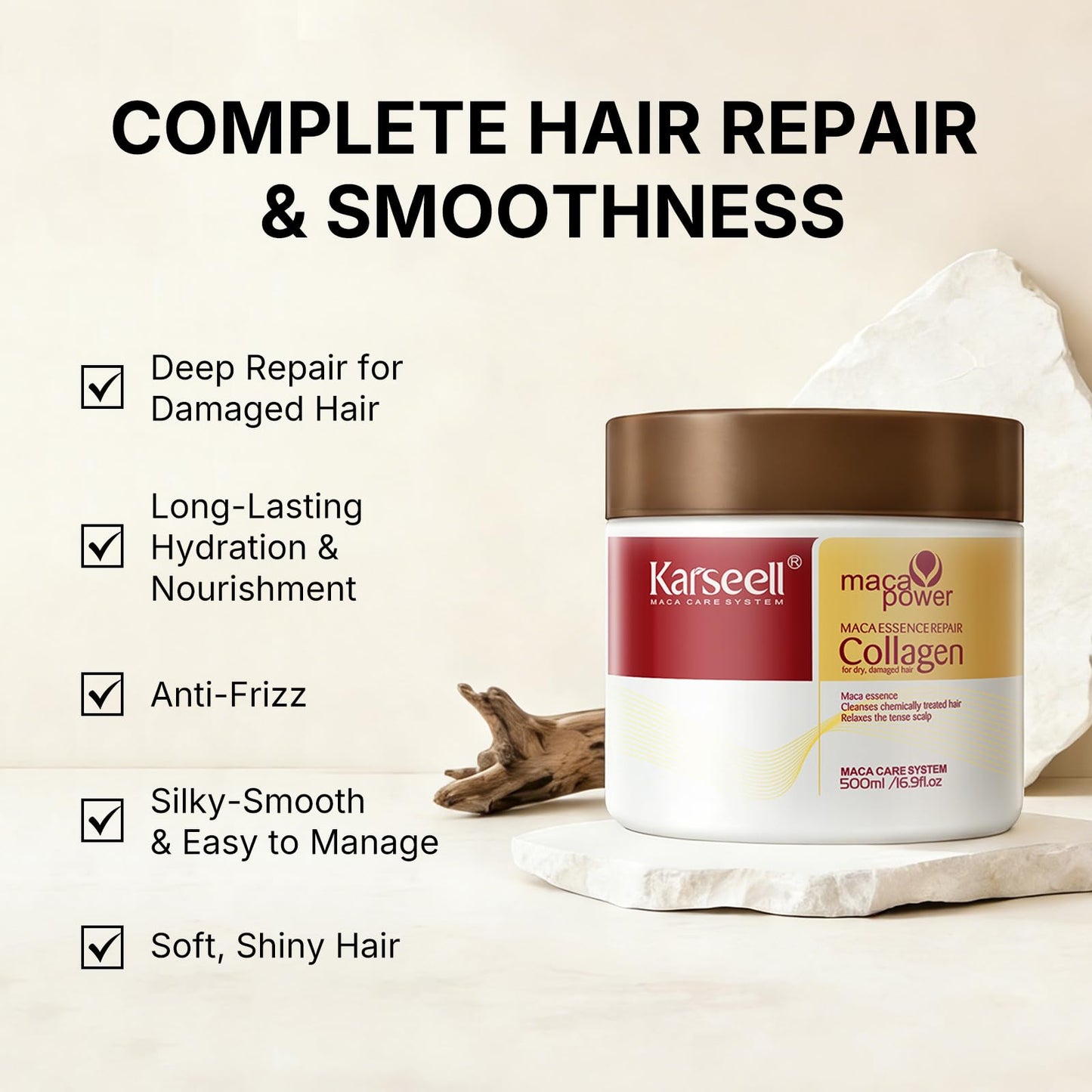 Hair Repair Collagen Treatment – Deep Nourishing Hair Care (500ml)