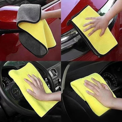 Premium Double-Sided Microfiber Car Detailing Towel
