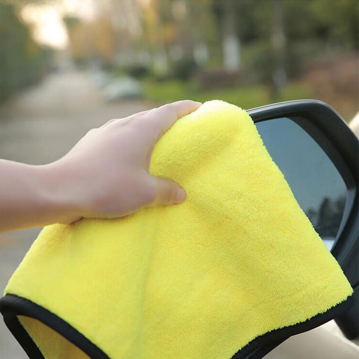 Premium Double-Sided Microfiber Car Detailing Towel