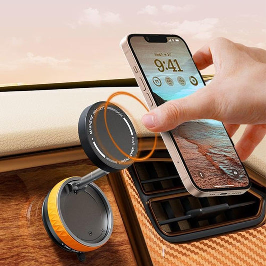 Strong Magnetic Grip & Secure Suction Phone Holder
