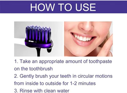 Purple Whitening Toothpaste | Color Correcting Teeth Brightener